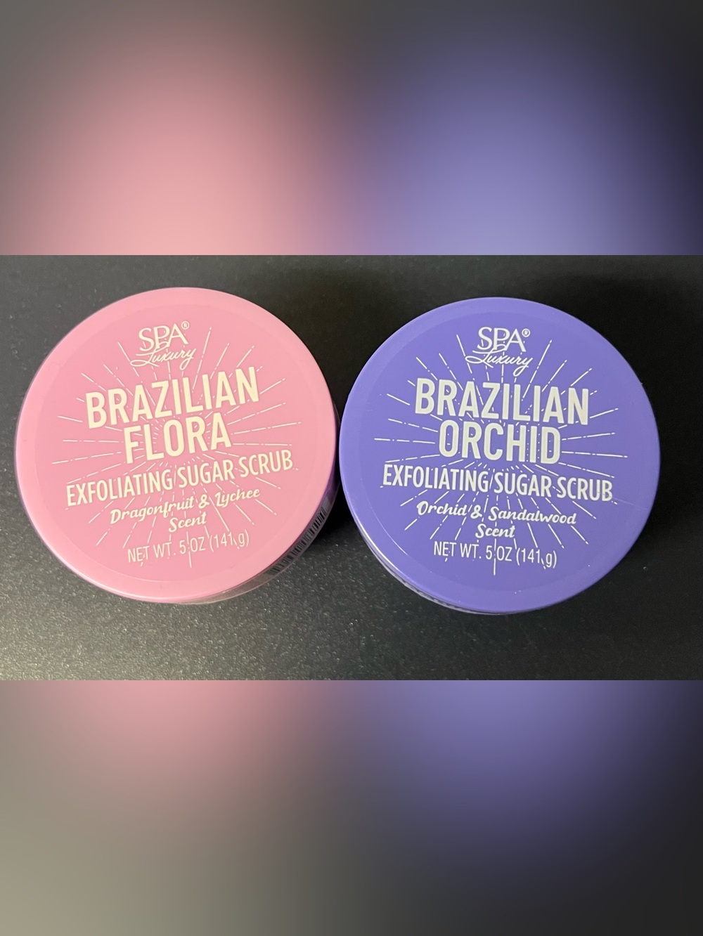 Spa Luxury: Brazilian Flora/ Orchid & Lychee Exfoliating Sugar Scrub